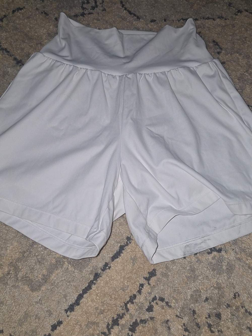 Halara White Athletic Shorts - Lightweight Performance